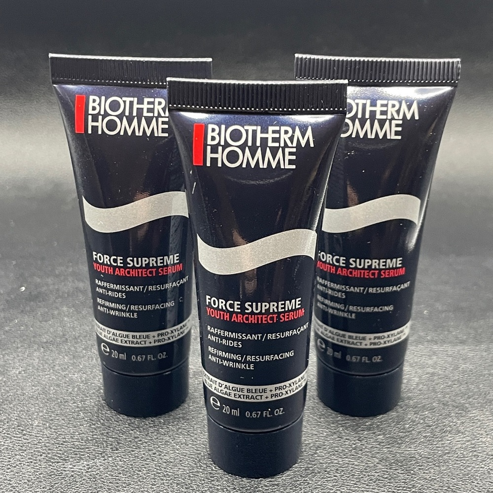 3 pack Biotherm Homme Force Supreme Youth Architect Serum Travel Size